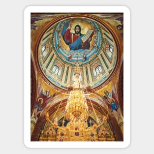 Painted monastery ceiling Sticker